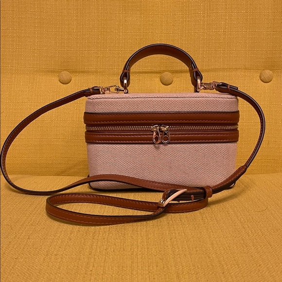 Zara Tan and Brown Women's Handbag - Picture 1 of 10